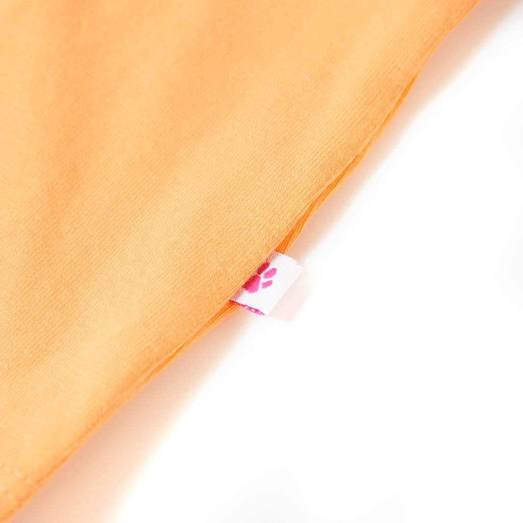 T-shirt de criança ciano-claro 140