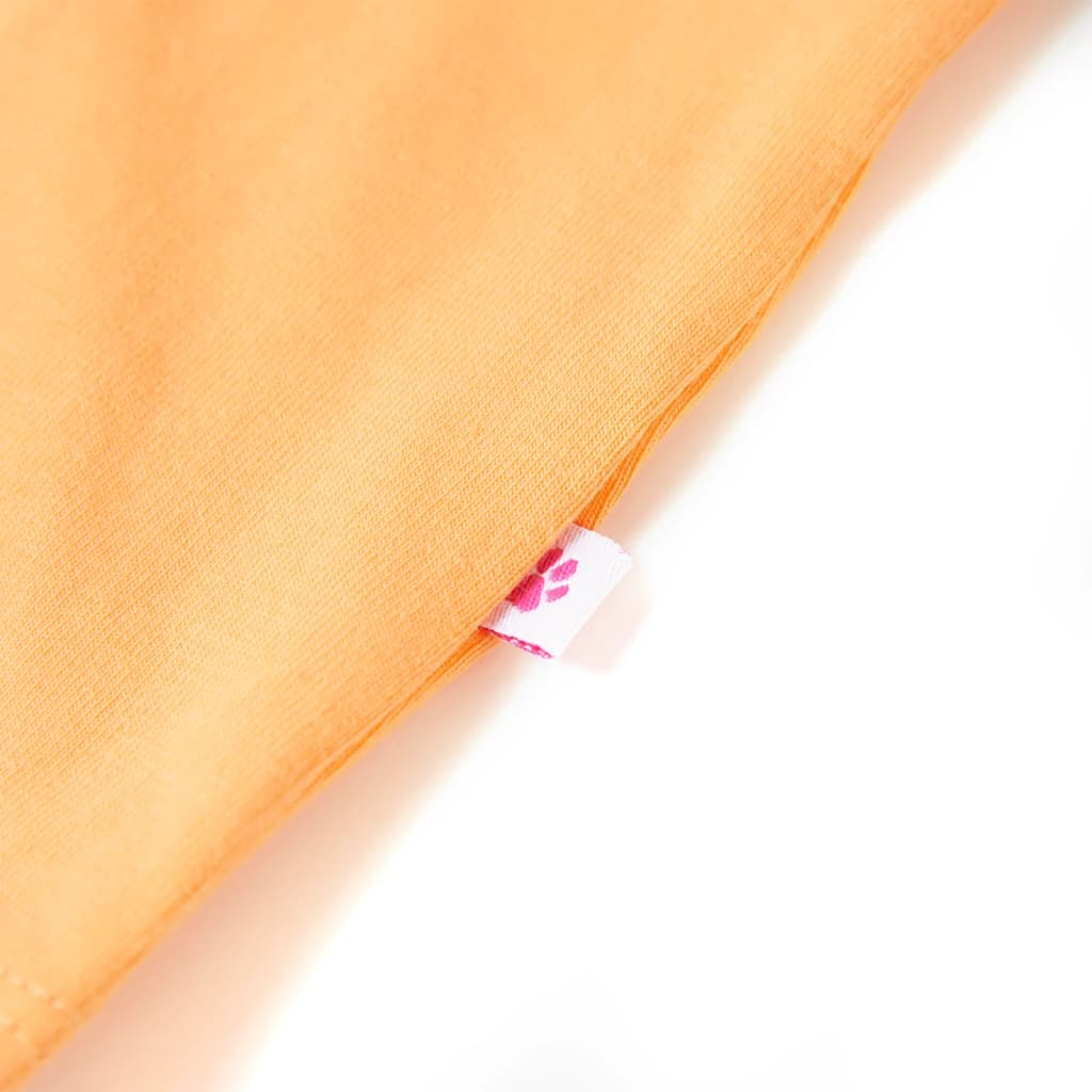 T-shirt de criança ciano-claro 140