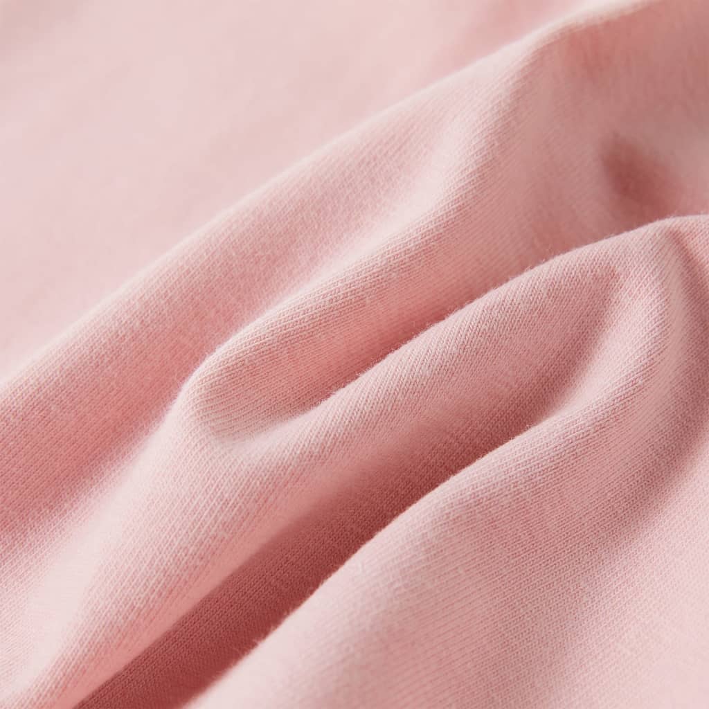 T-shirt de criança ciano-claro 140