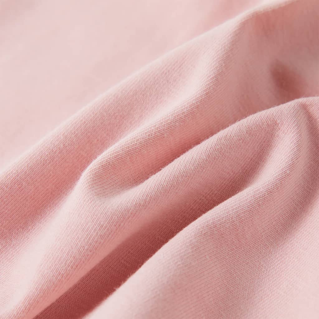 T-shirt de criança ciano-claro 140