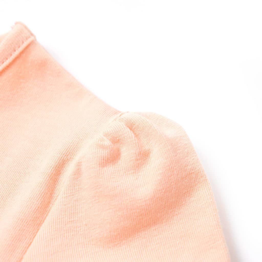 T-shirt de criança amarelo-suave 140