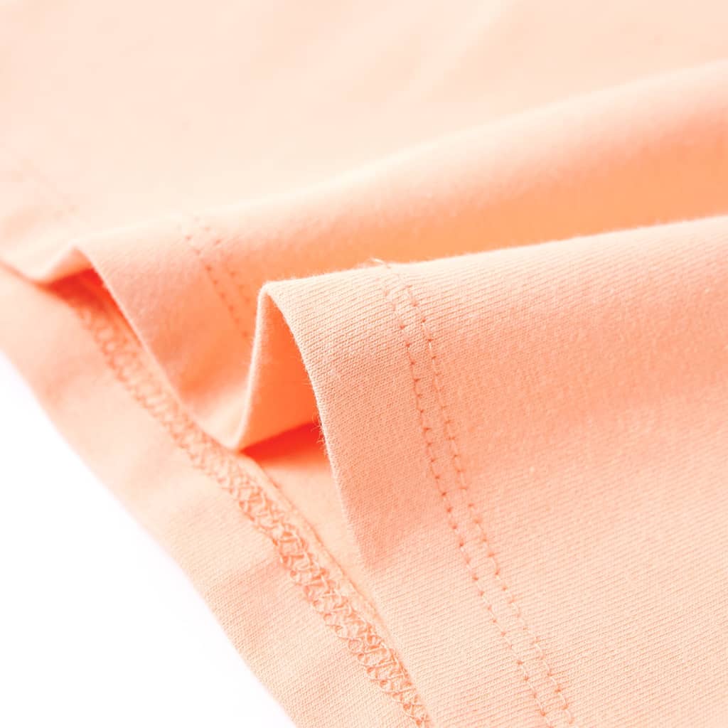 T-shirt de criança amarelo-suave 140