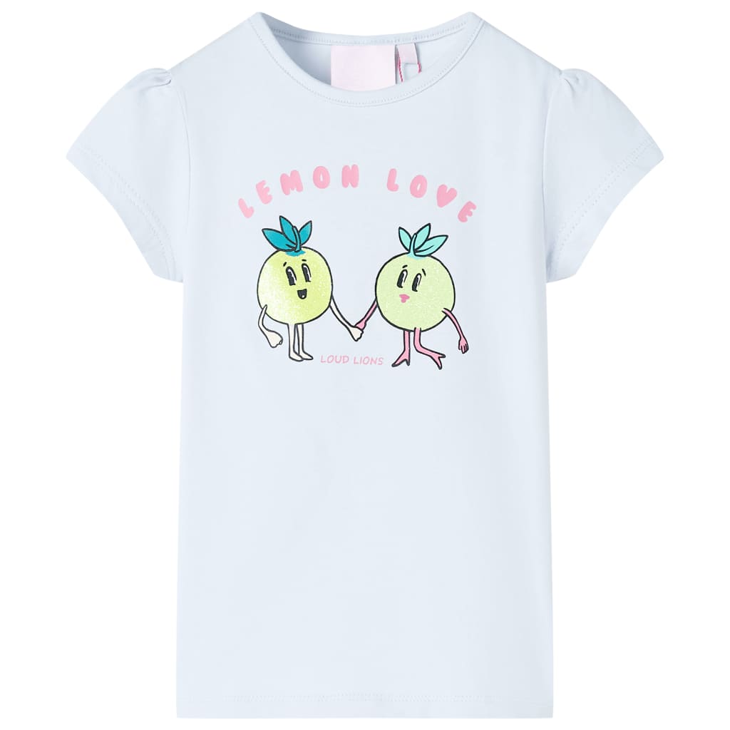 T-shirt infantil azul-escuro 128