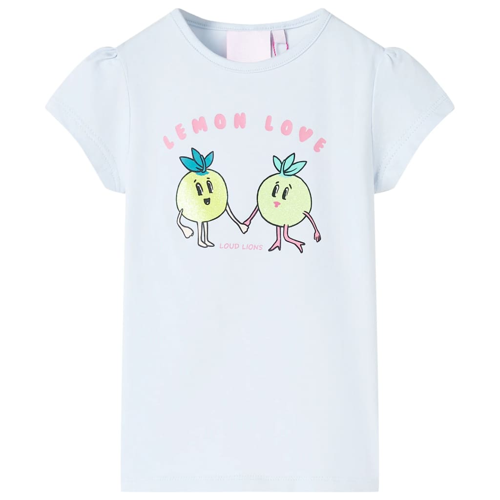 T-shirt infantil azul-escuro 128