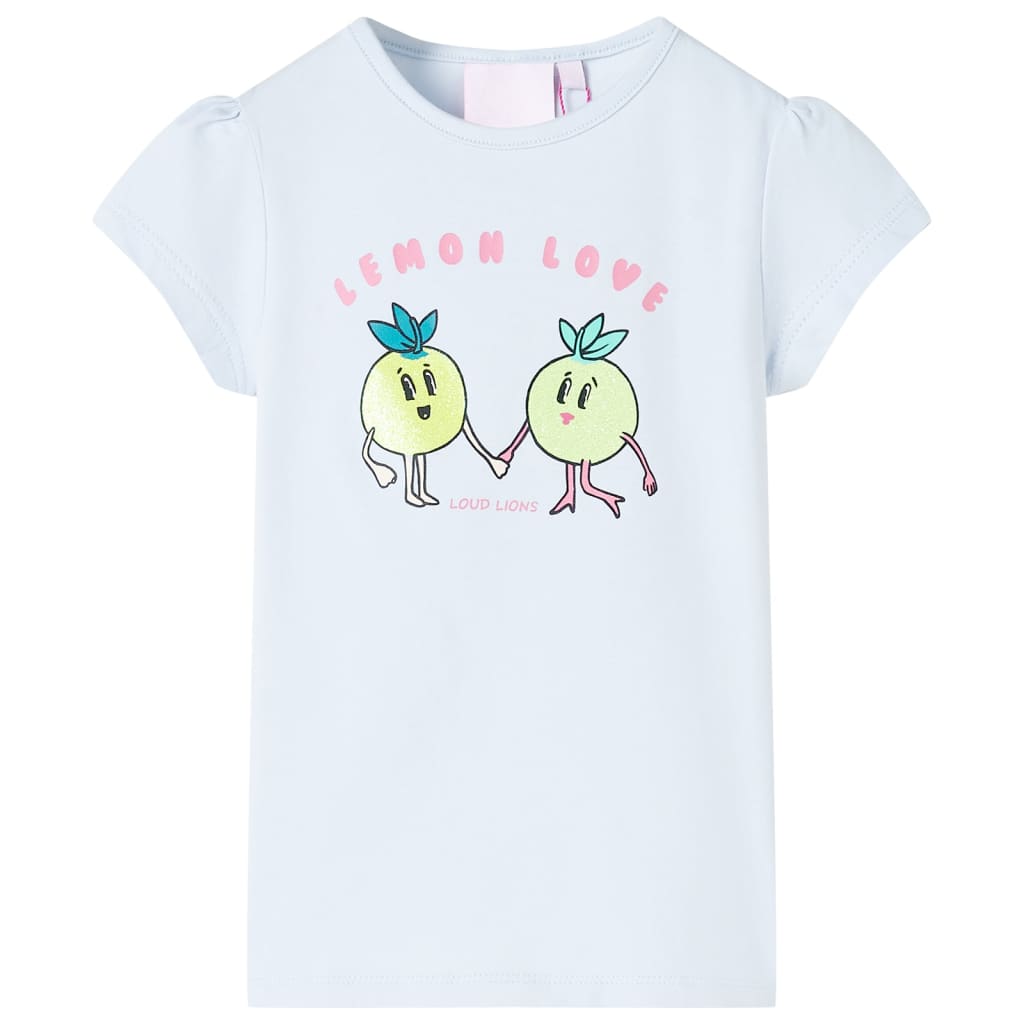 T-shirt infantil azul-escuro 128