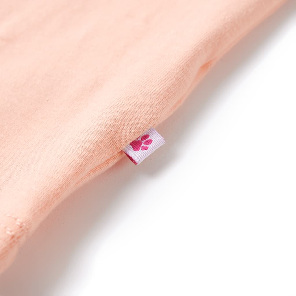 T-shirt de criança rosa-suave 140