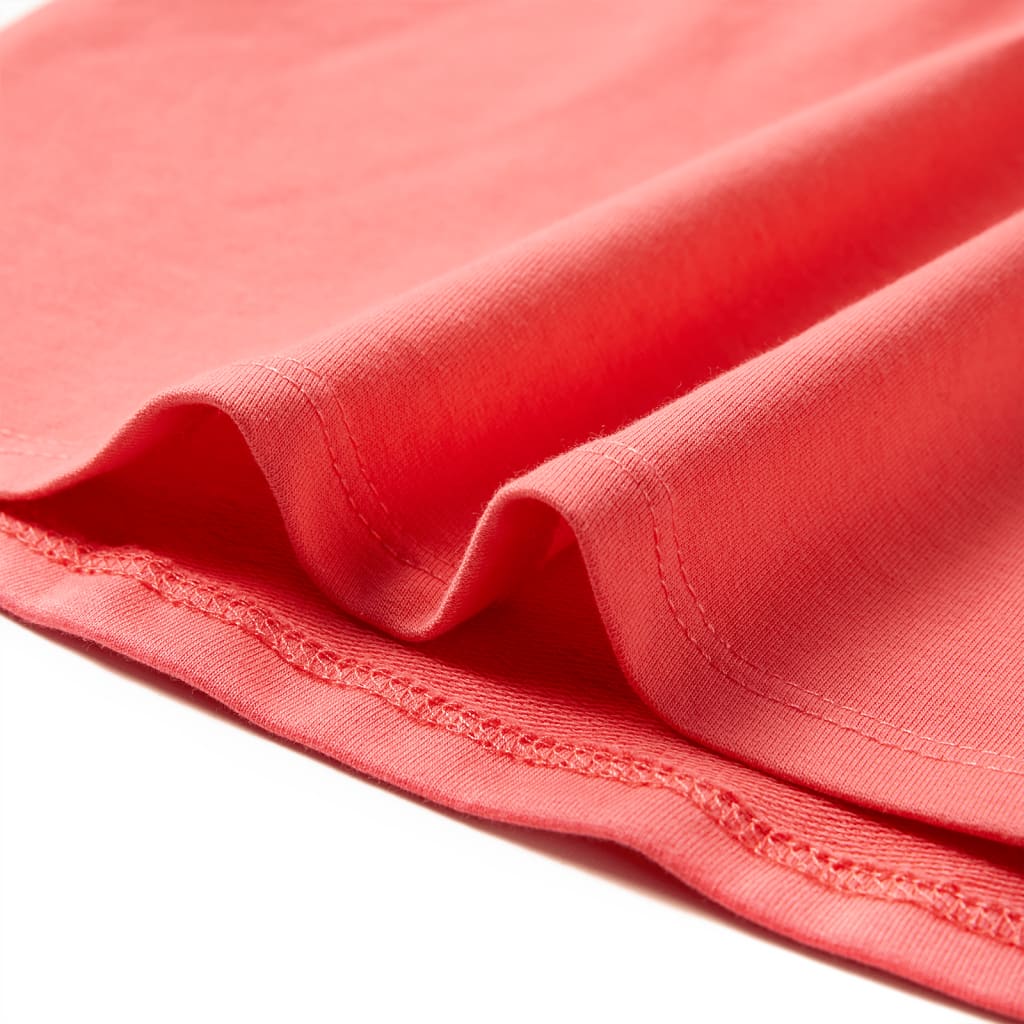 Vestido de criança com cordão rosa-claro 128