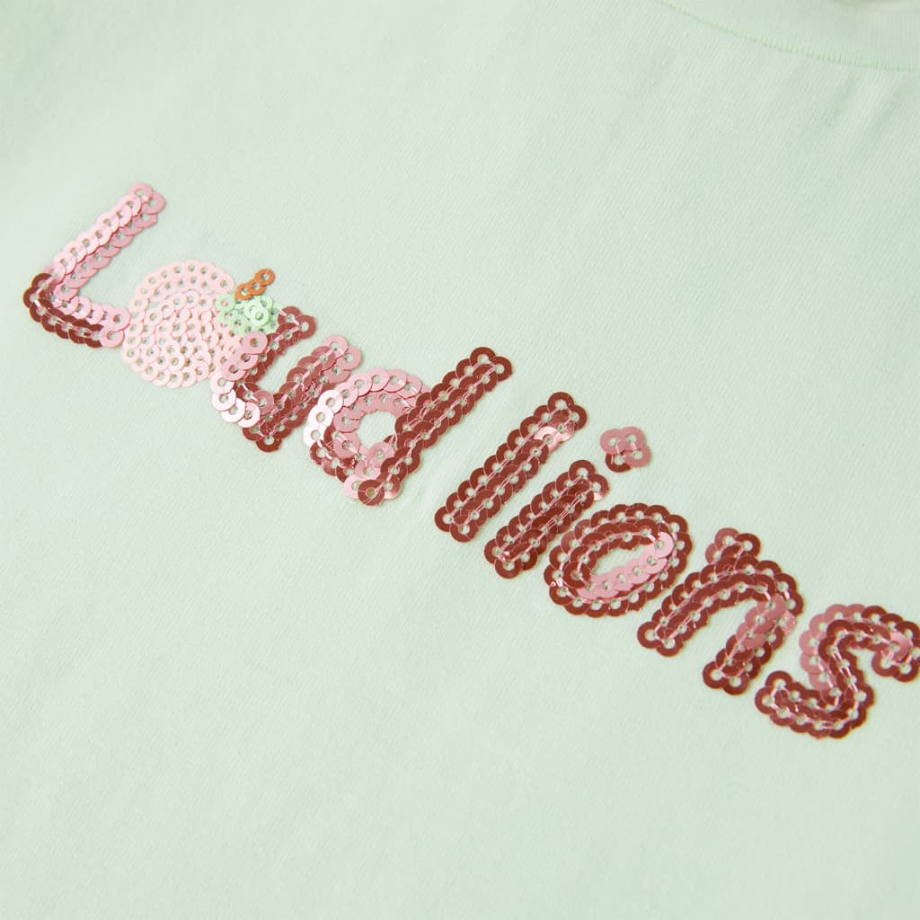 T-shirt de manga curta para criança amarelo-brilhante 140