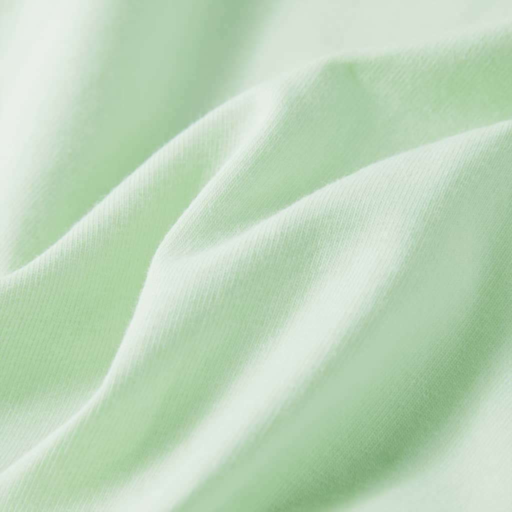 T-shirt de manga curta para criança amarelo-brilhante 140