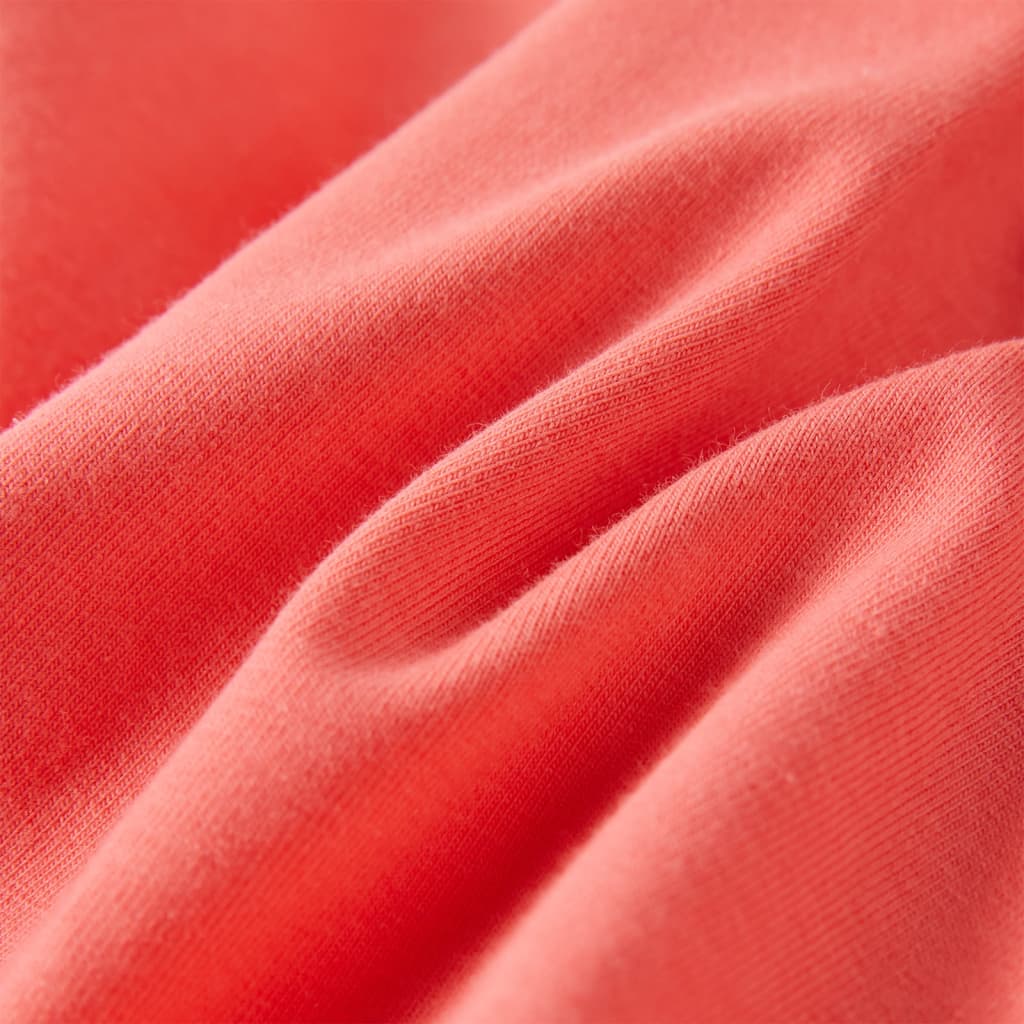 T-shirt de manga curta para criança amarelo-brilhante 140