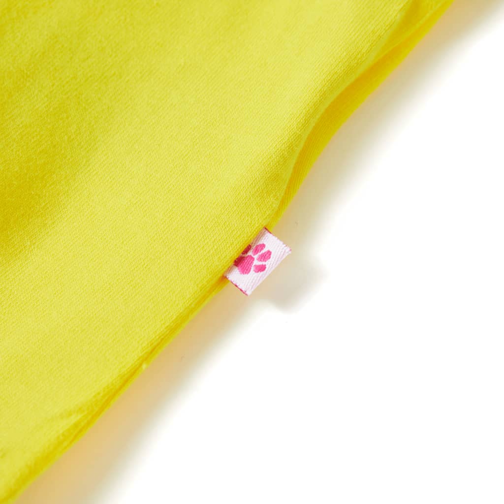 T-shirt de criança amarelo 140