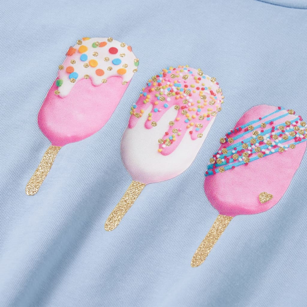 T-shirt de criança azul 140