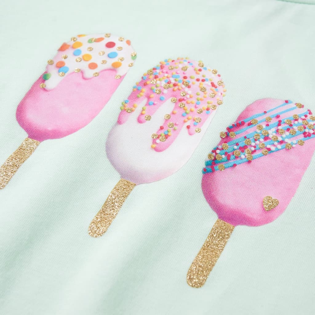 T-shirt de criança azul 140