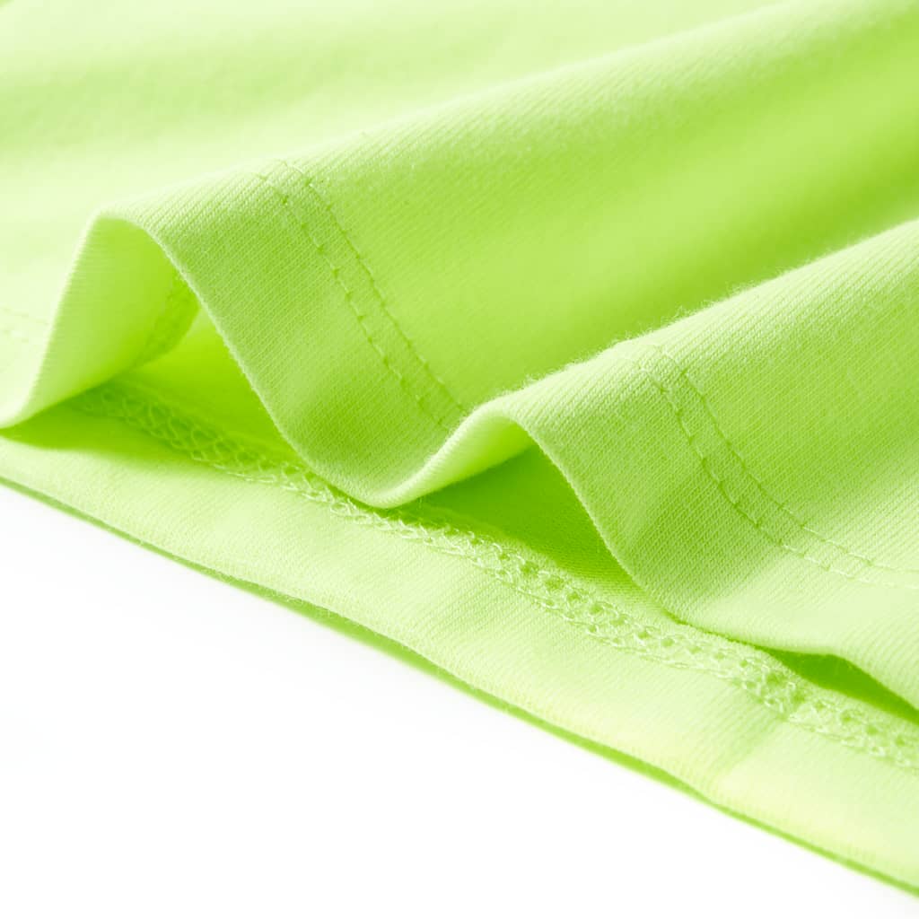 T-shirt de criança amarelo néon 104