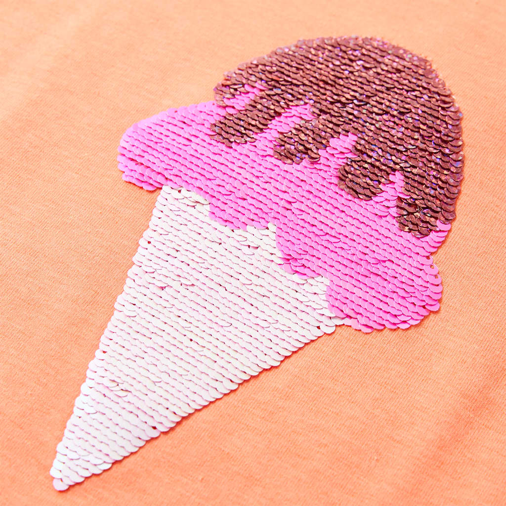 T-shirt de criança amarelo néon 104