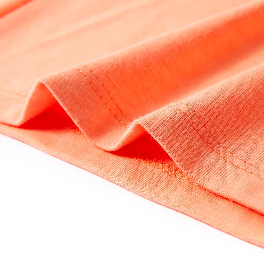 T-shirt de criança amarelo néon 104