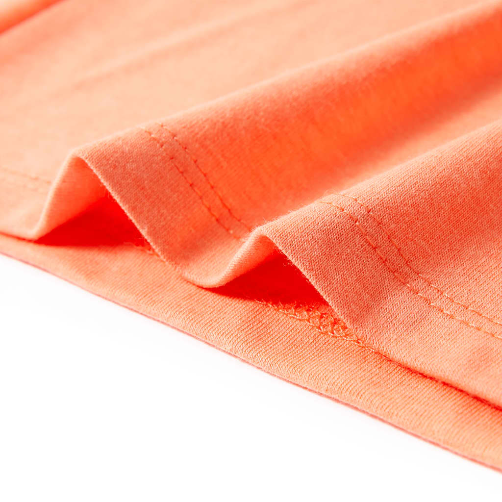 T-shirt de criança amarelo néon 104