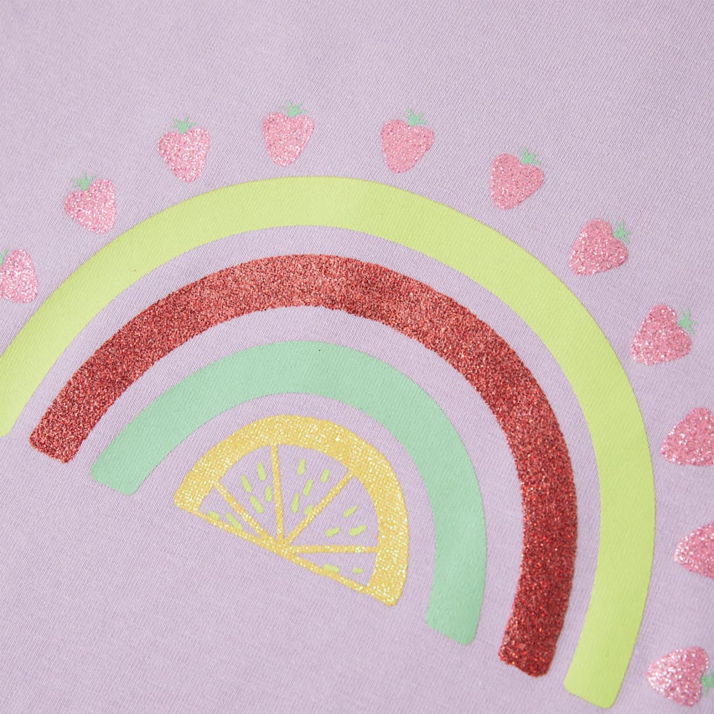 T-shirt de criança rosa-escuro 140