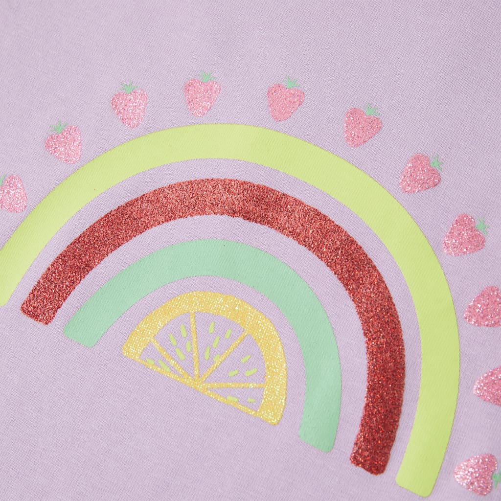 T-shirt de criança rosa-escuro 140