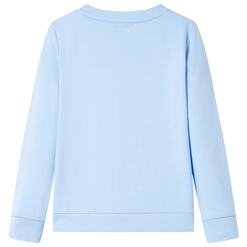 Sweatshirt para criança azul-claro 128