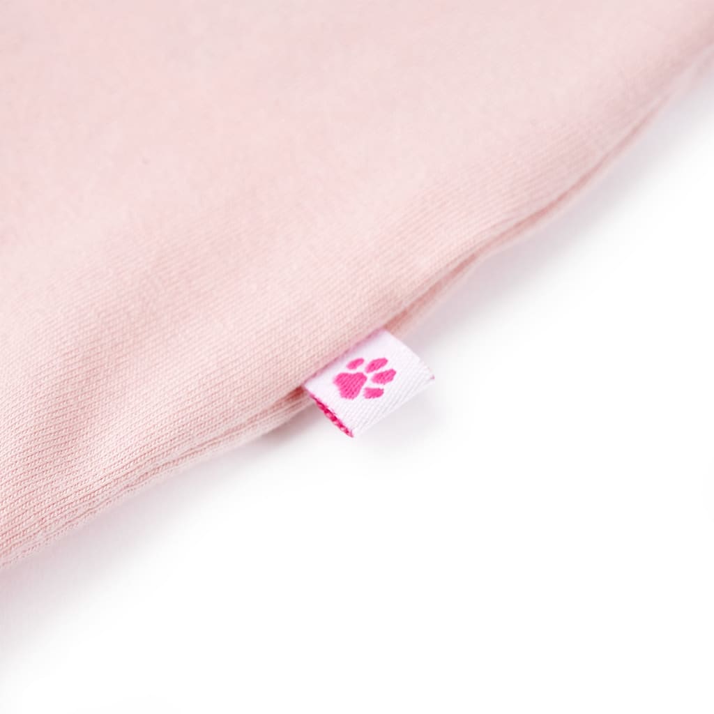 T-shirt de criança ciano-claro 140