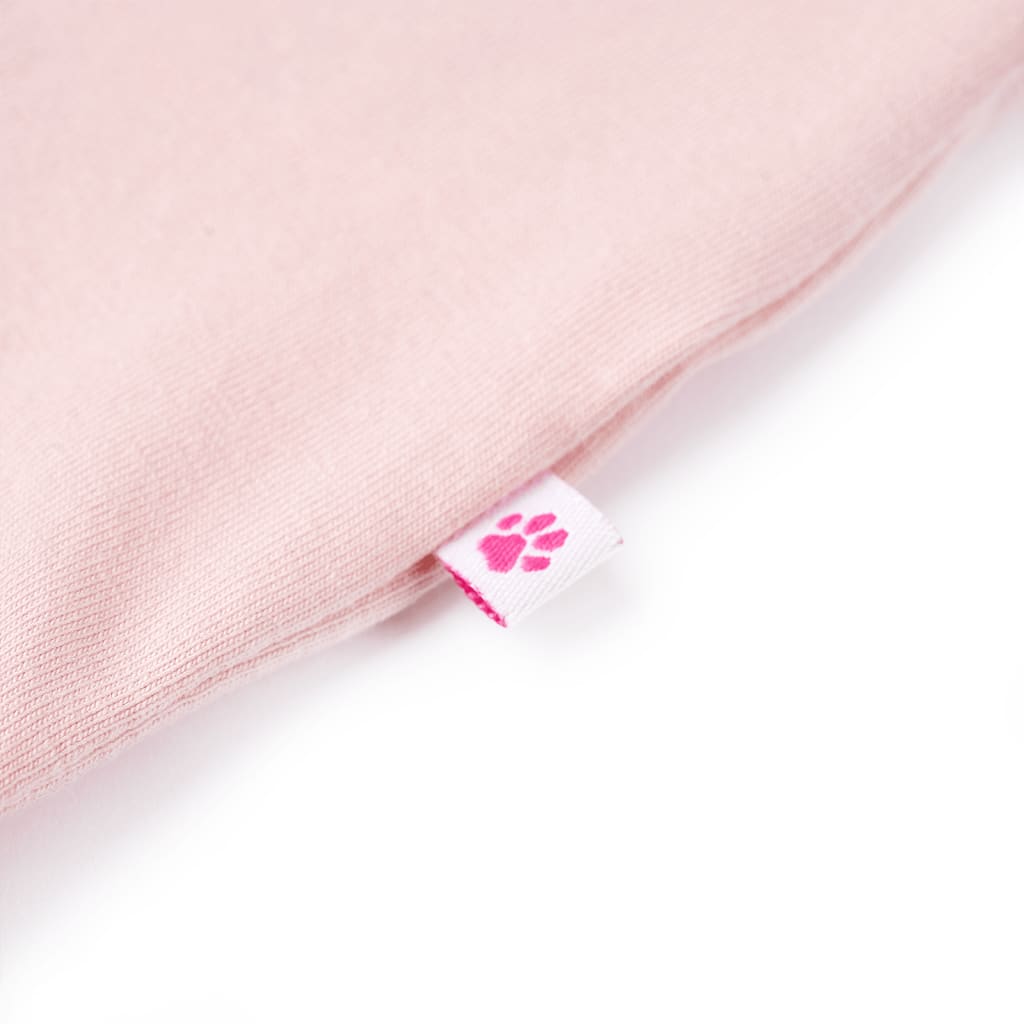 T-shirt de criança ciano-claro 140