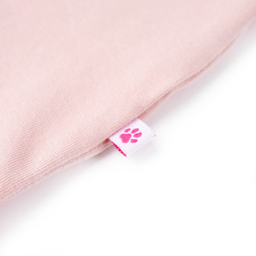 T-shirt de criança ciano-claro 140