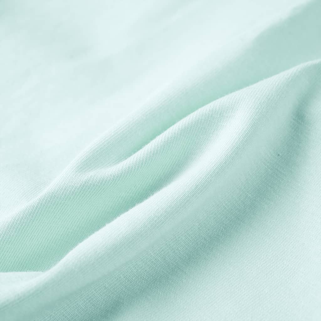 T-shirt de alças para criança menta-claro 92