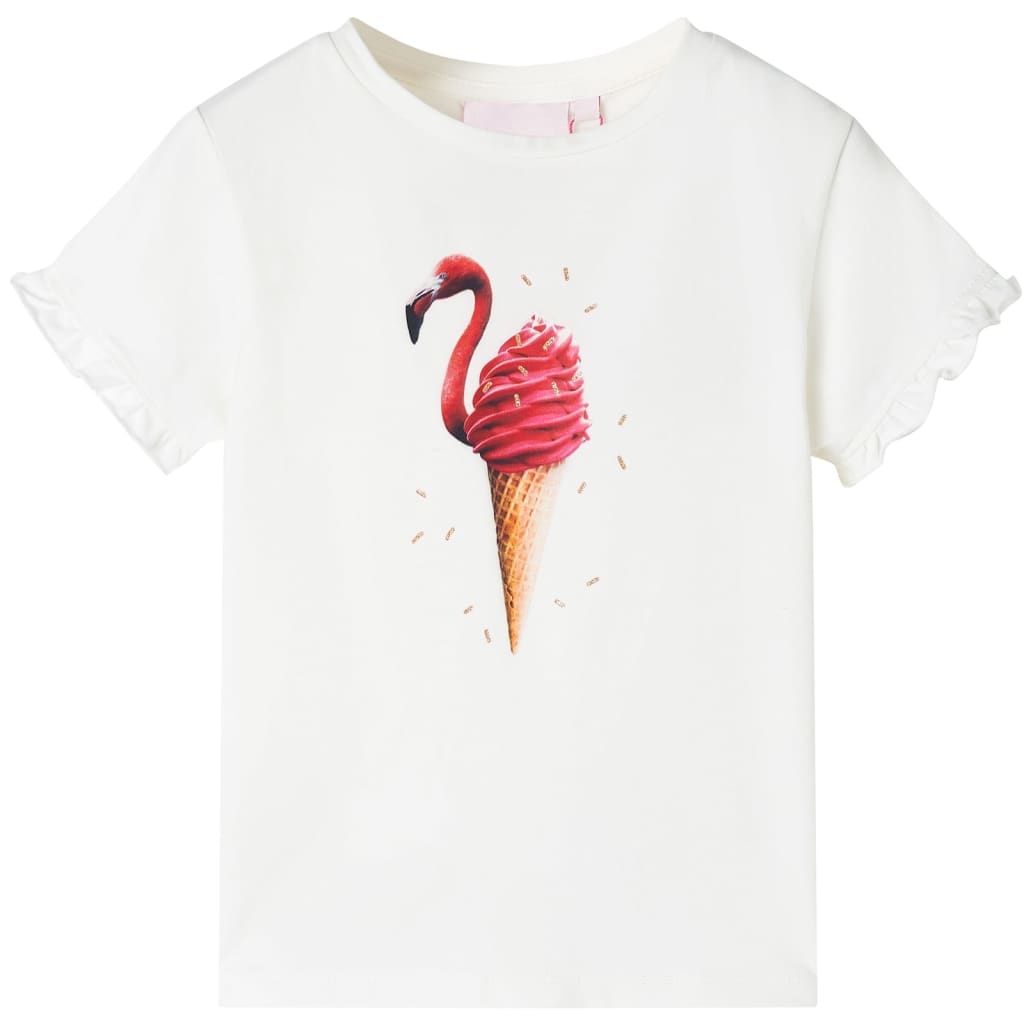 T-shirt infantil cor cru 128