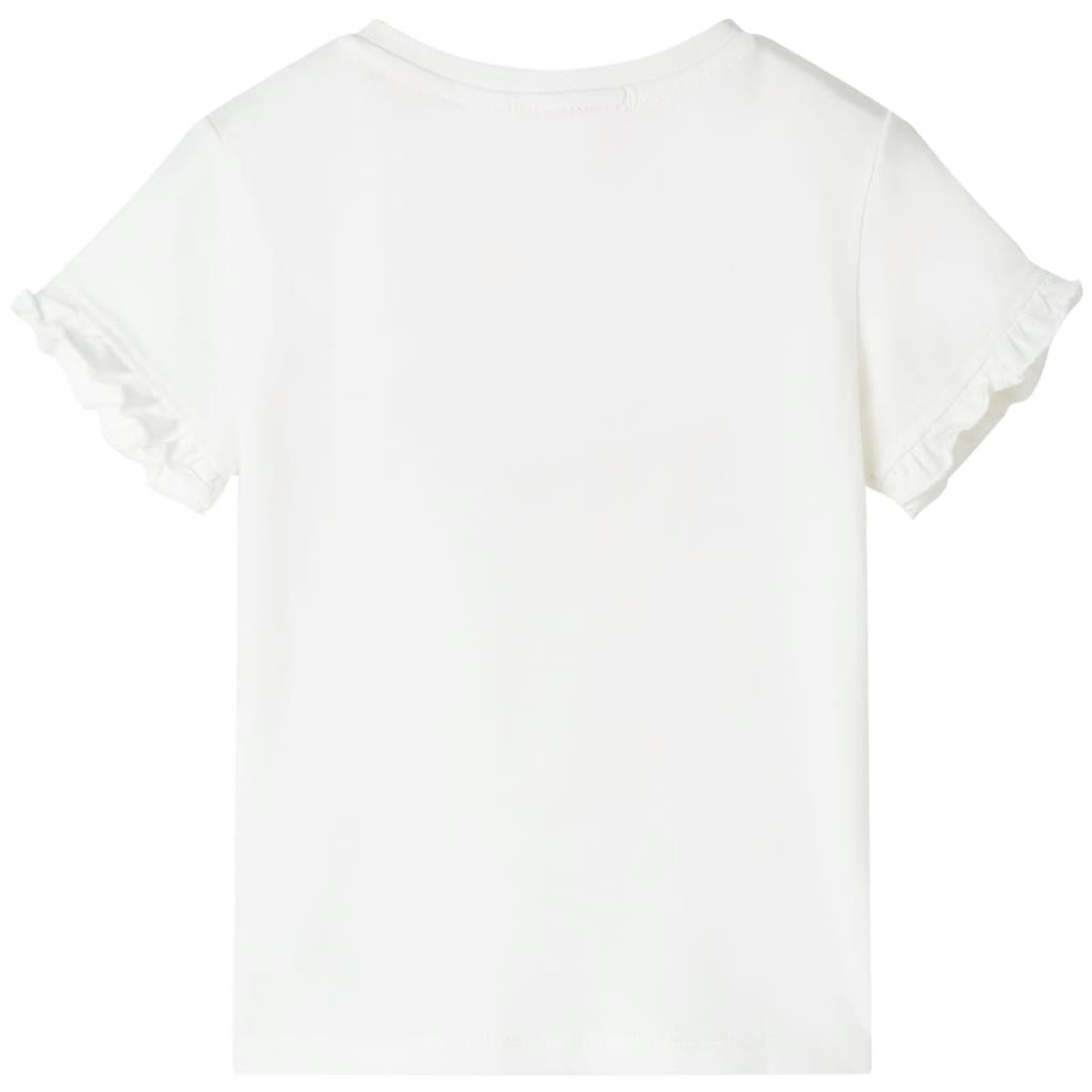 T-shirt infantil cor cru 128