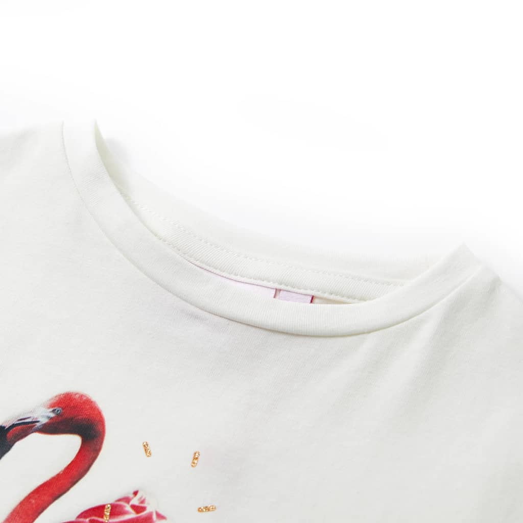 T-shirt infantil cor cru 128