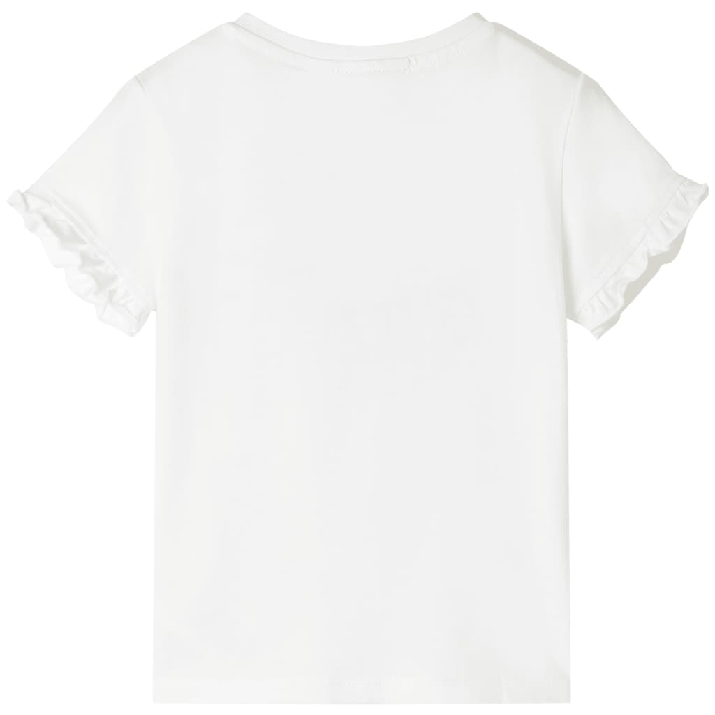 T-shirt infantil cor cru 128