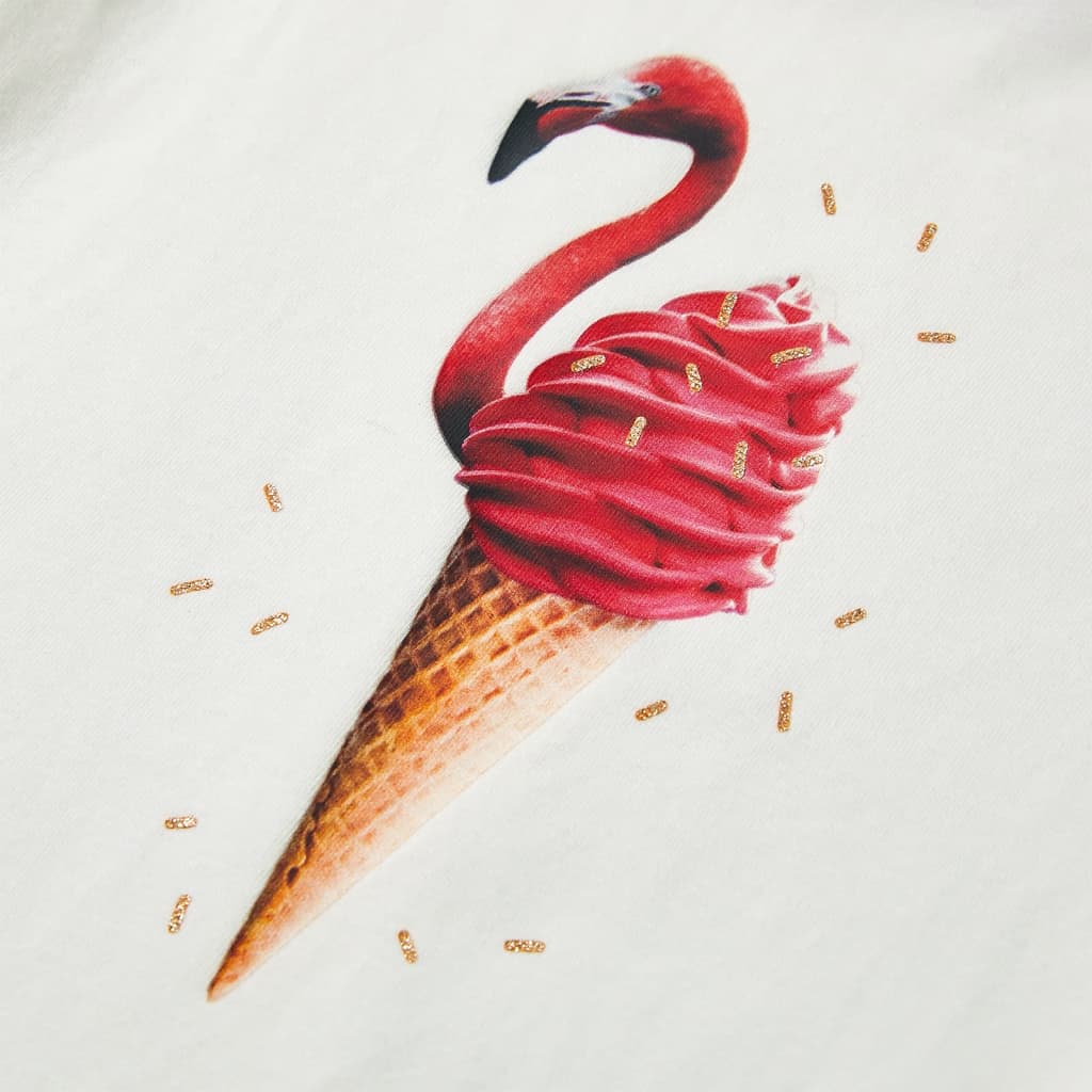 T-shirt infantil cor cru 128