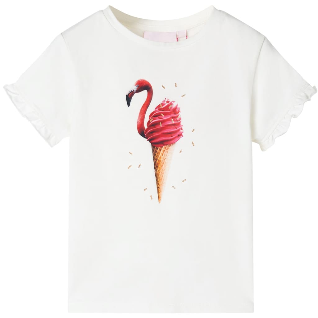 T-shirt infantil cor cru 128