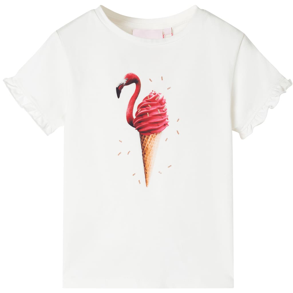 T-shirt infantil cor cru 128