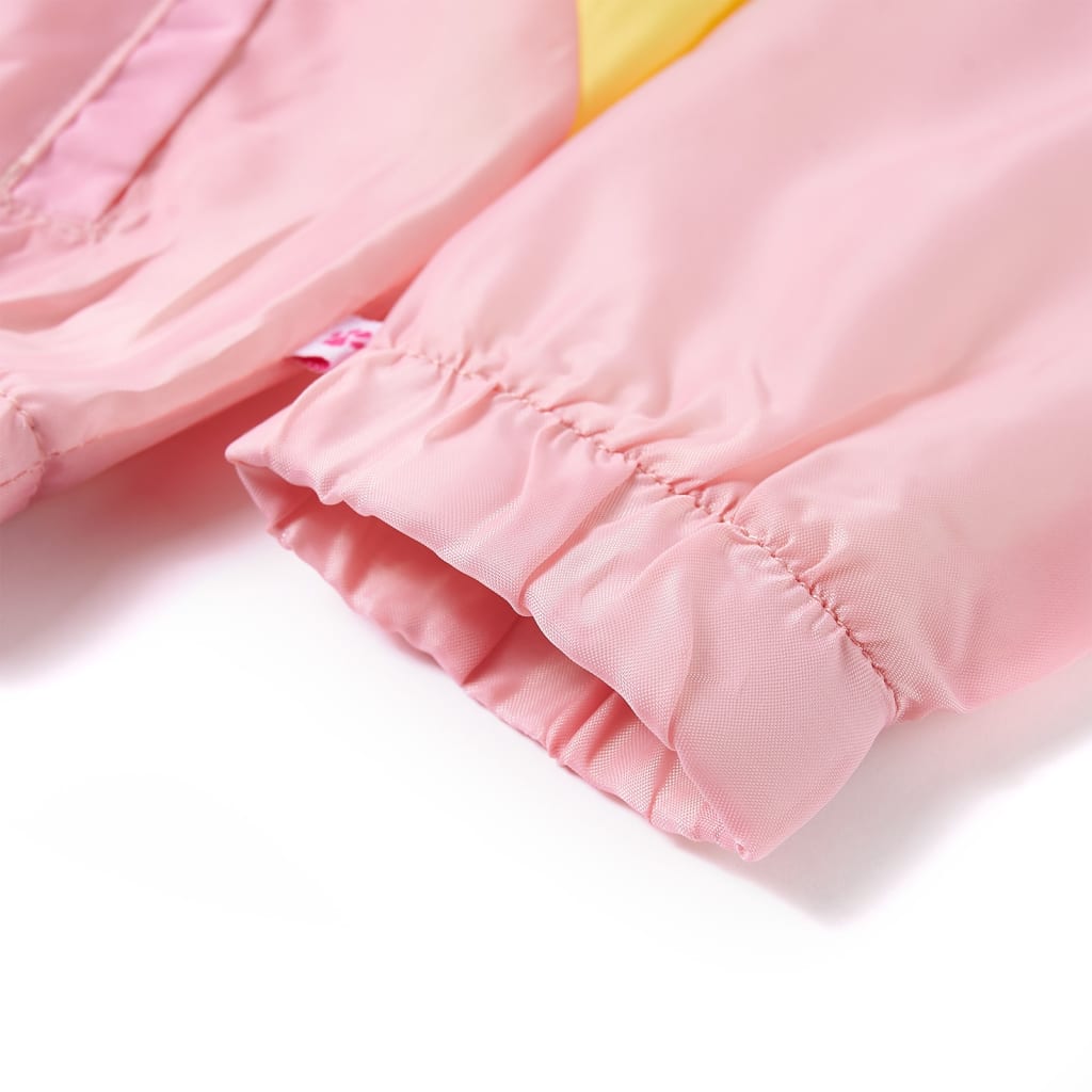 Casaco de criança com capuz e fecho de correr multicor 128