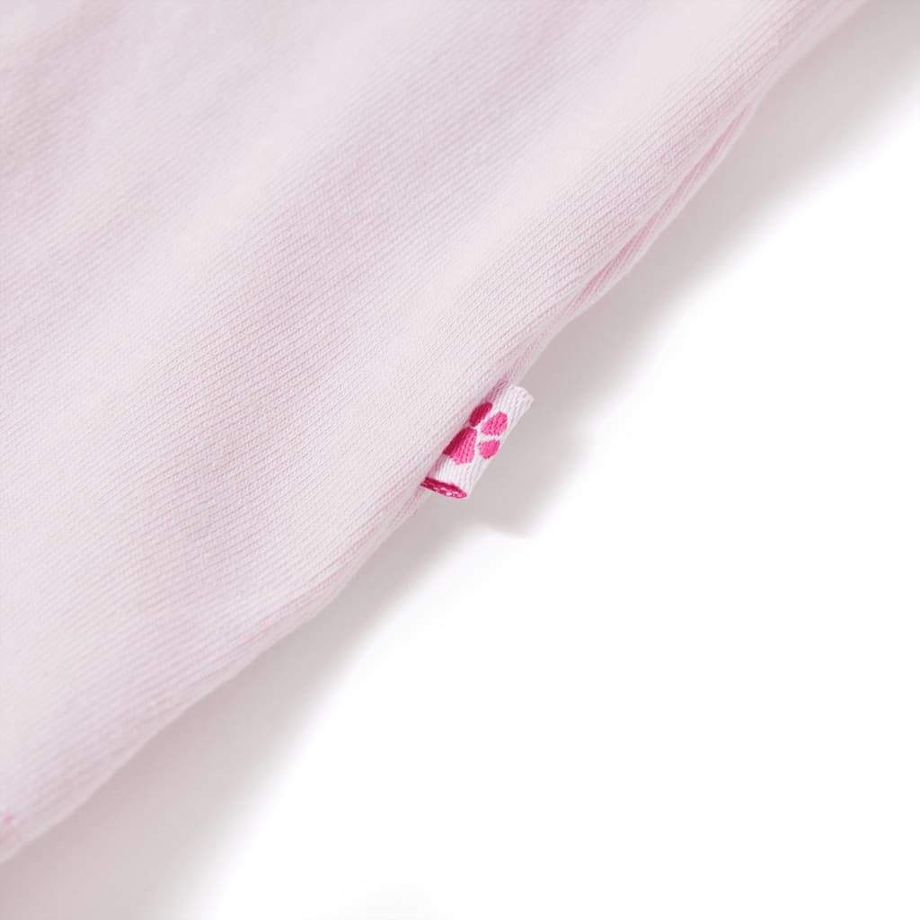 T-shirt de manga curta para criança rosa-escuro 140