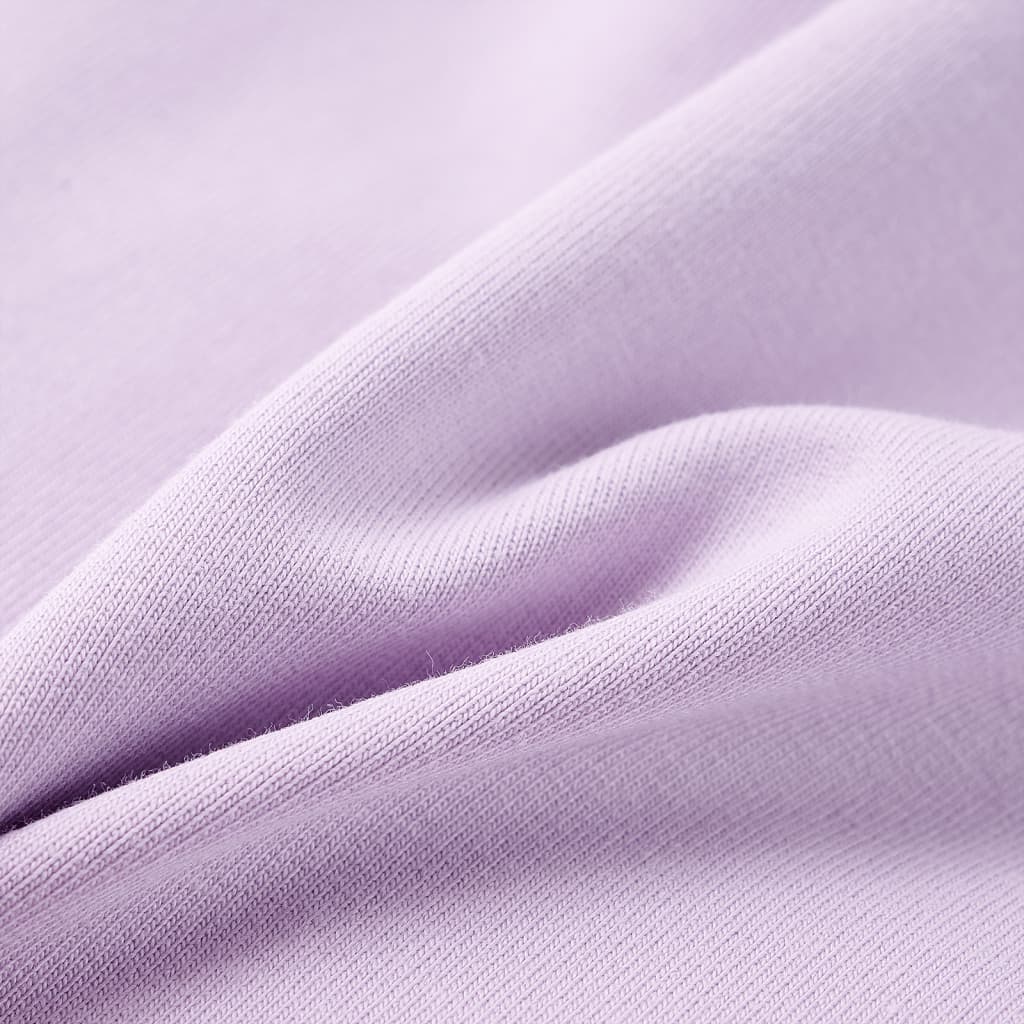 Sweatshirt para criança com capuz rosa-claro 128