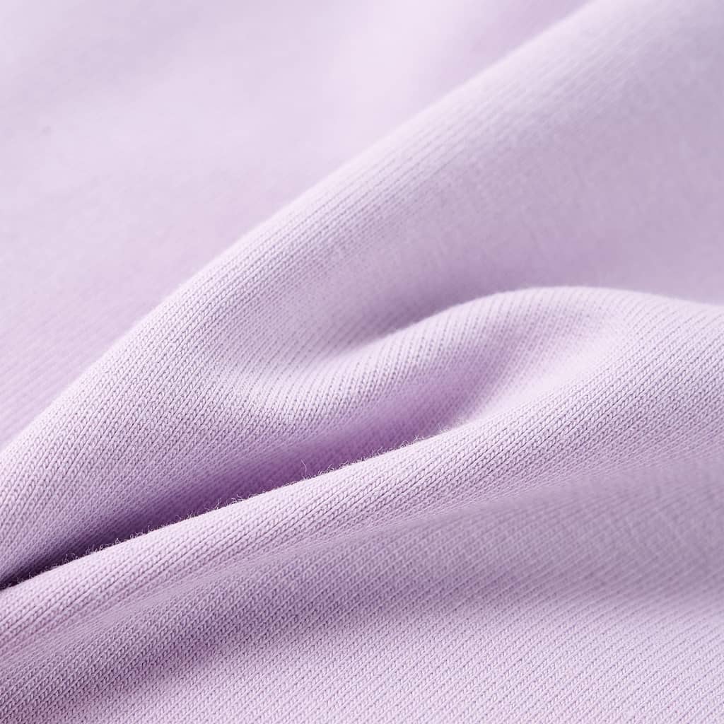 Sweatshirt para criança com capuz rosa-claro 128