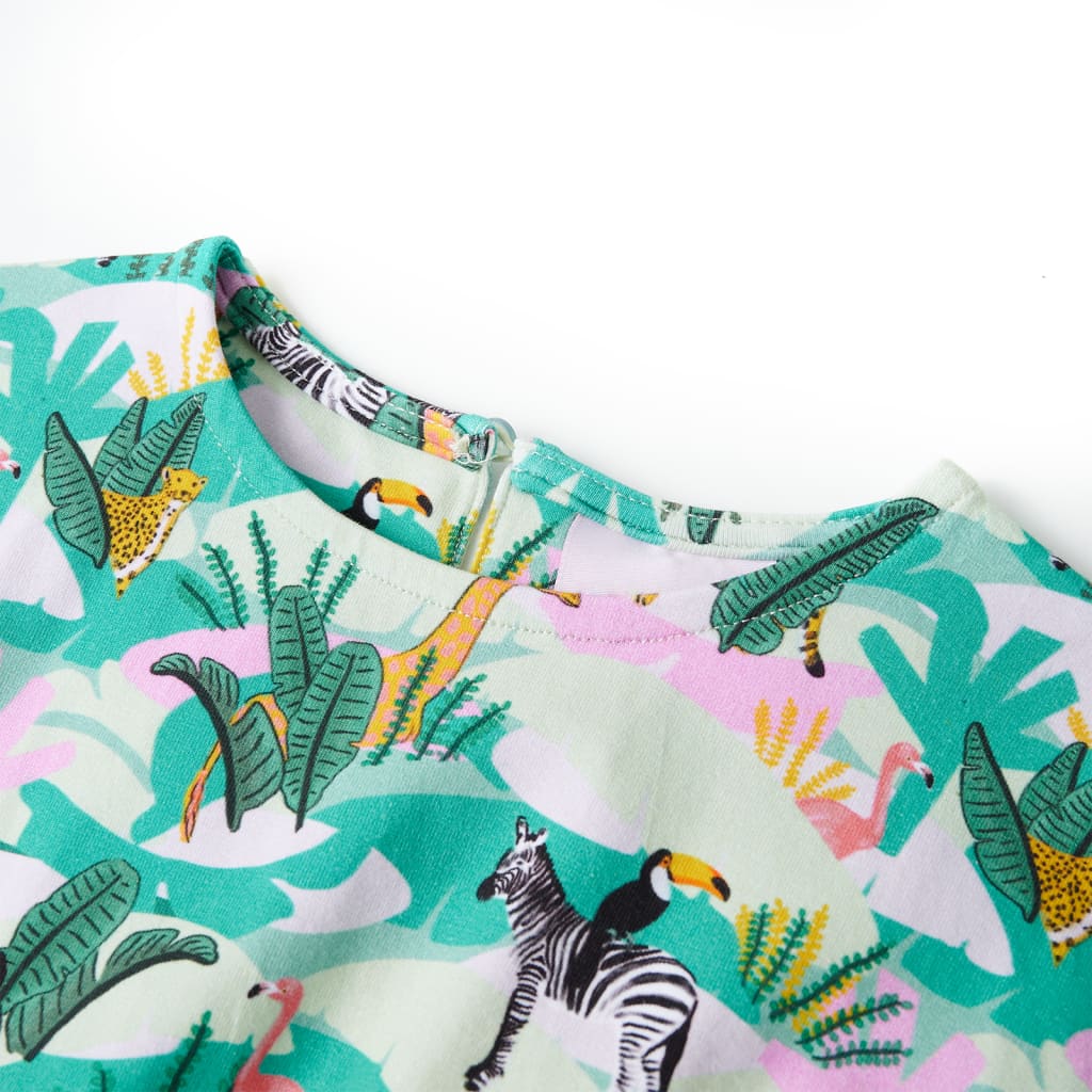 Vestido para criança menta-claro 140