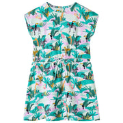 Vestido para criança menta-claro 140