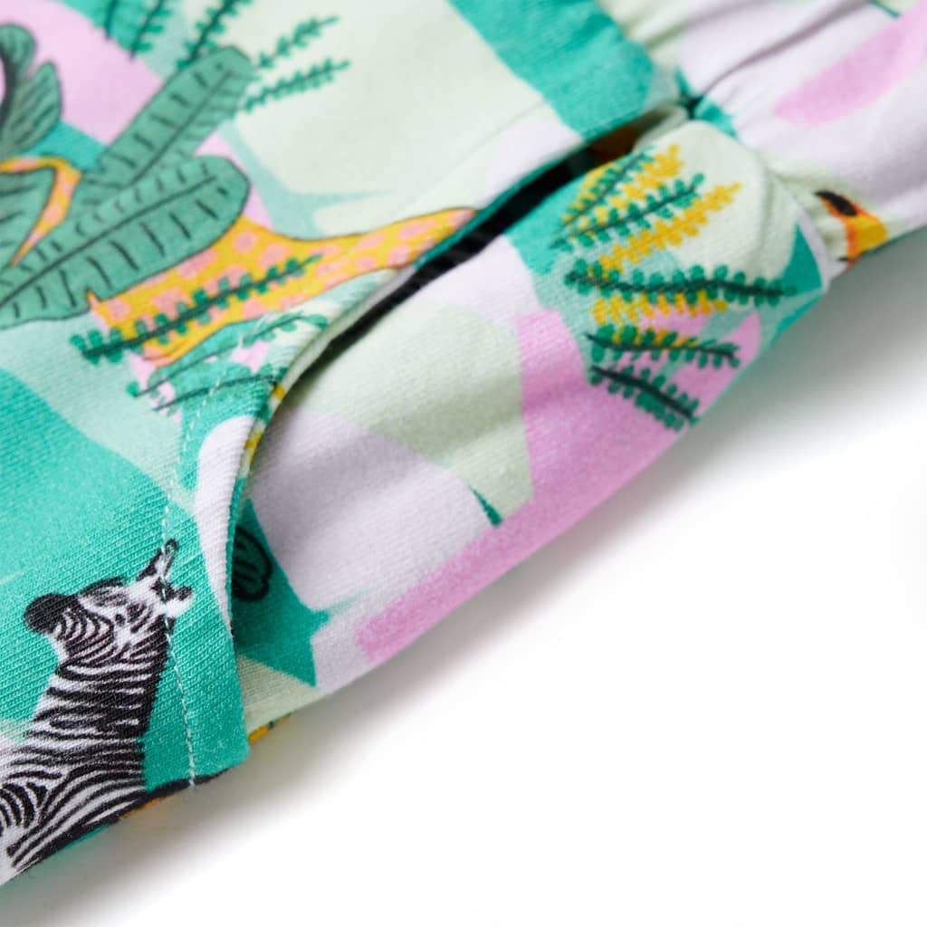 Calções para criança com cordão menta-claro 116