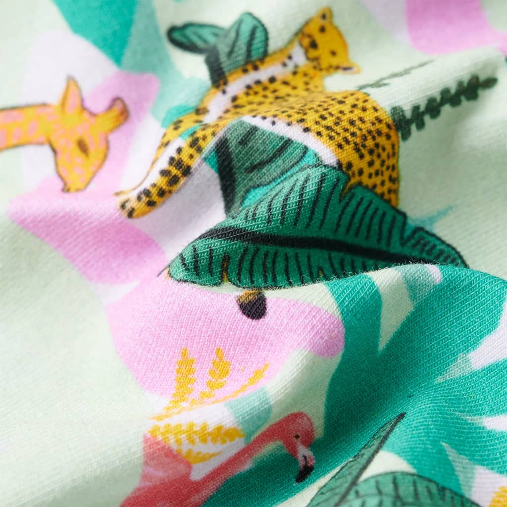 Calções para criança com cordão menta-claro 116