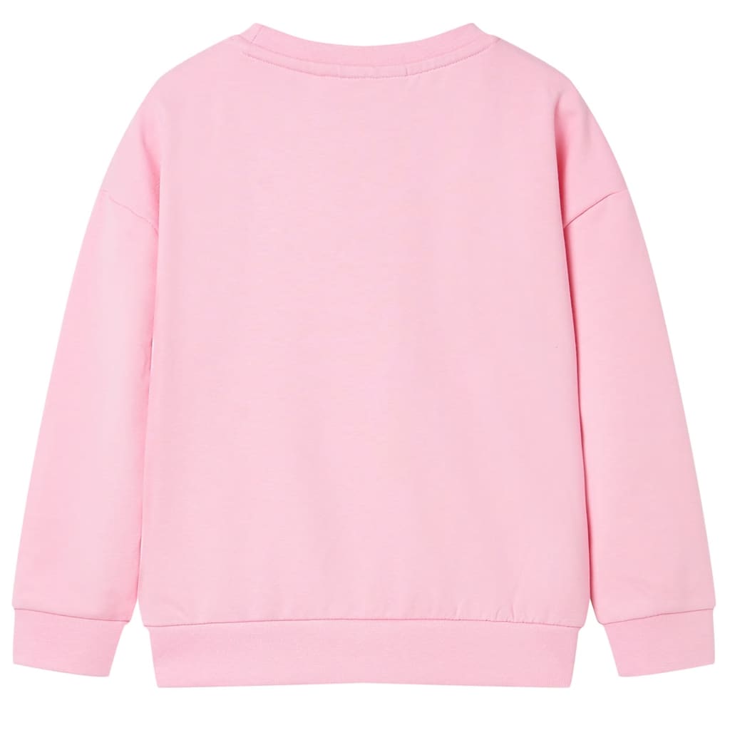 Sweatshirt para criança cor rosa 128