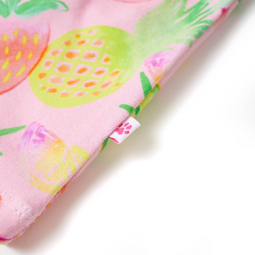 Vestido de criança rosa suave 128