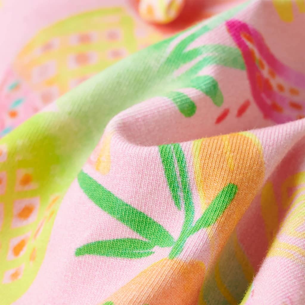 Vestido de criança rosa suave 128