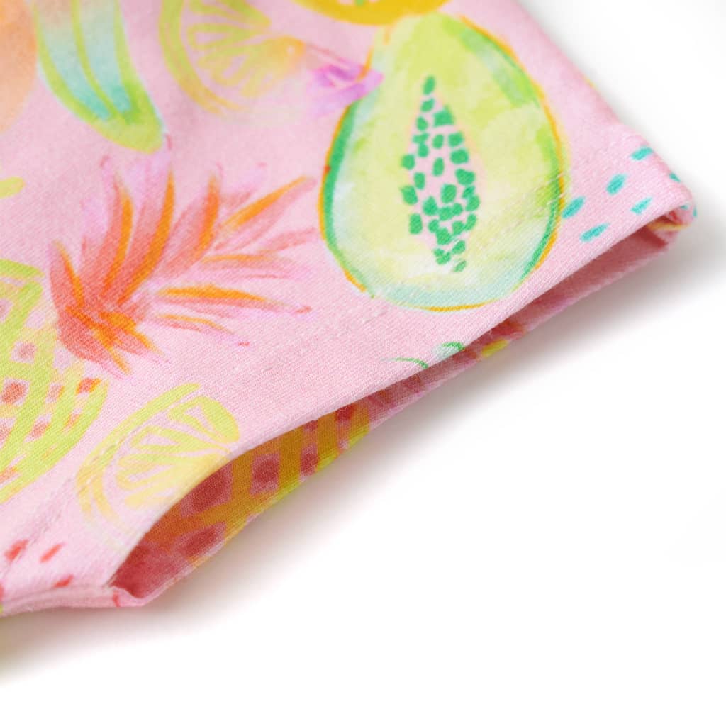 Vestido de criança rosa suave 128