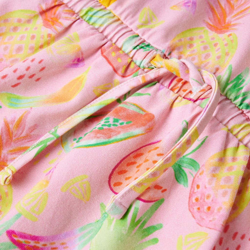 Vestido de criança rosa suave 128