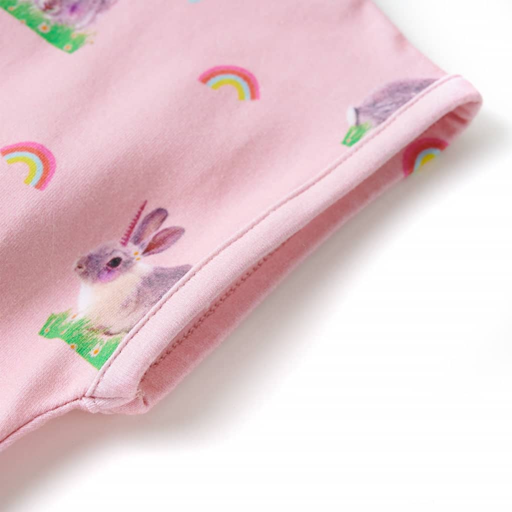 Vestido para criança rosa-claro 128