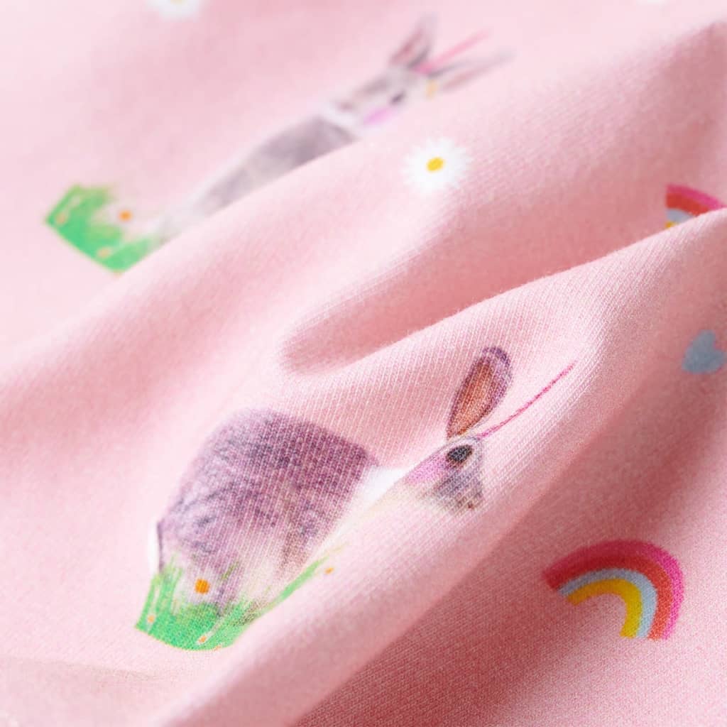 Vestido para criança rosa-claro 128